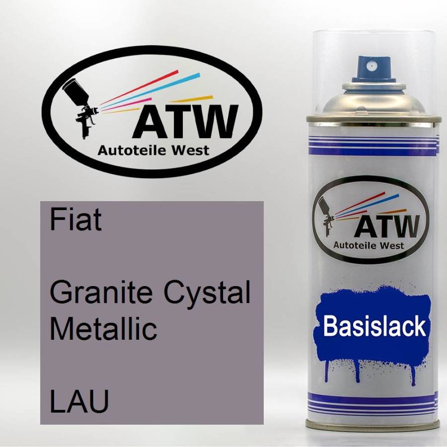 Fiat, Granite Cystal Metallic, LAU: 400ml Sprühdose, von ATW Autoteile West.